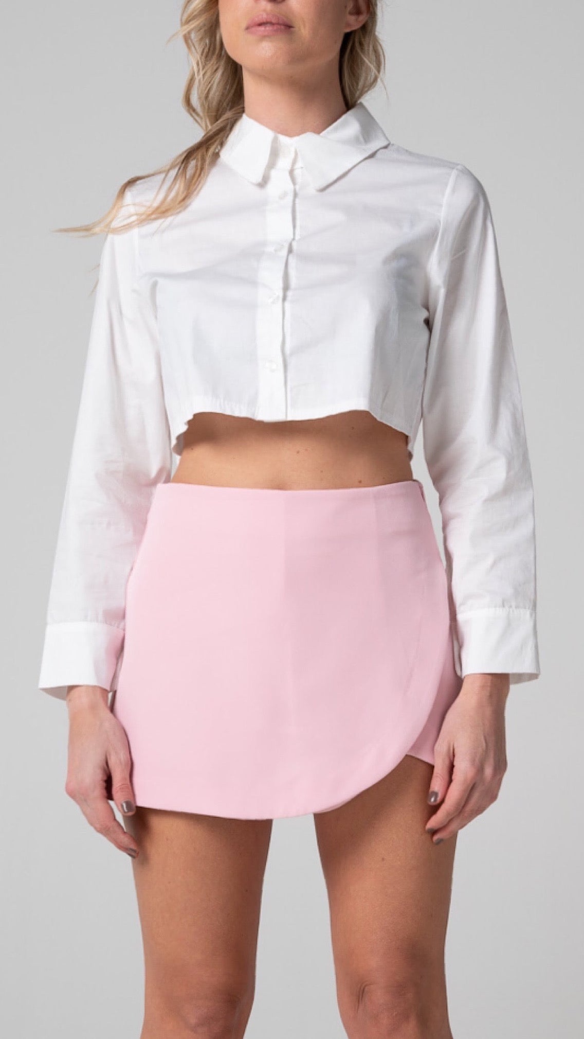 Gonna pantalone rosa candy