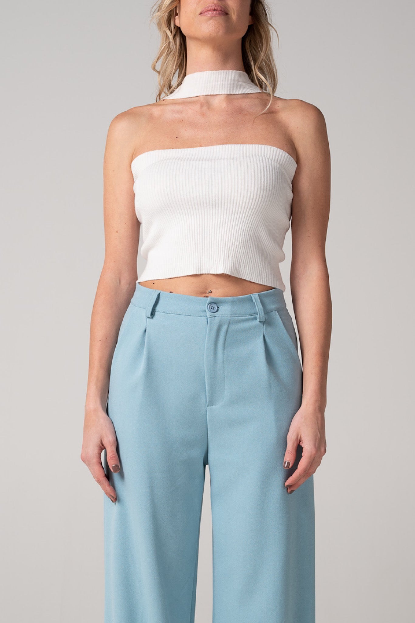 Crop Top bianco