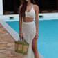 Completo bianco crochet