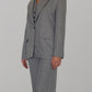 Blazer gessato grigio chiaro