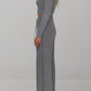 Pantalone wide leg in maglia