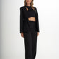 Pantalone nero a palazzo