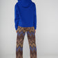 Felpa Blu Royal con ricamo Rue 19 Milano