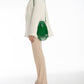 Porta cellulare con frange verde