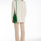 Porta cellulare con frange verde