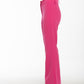 Pantalone con spacchetti fucsia
