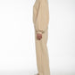 Pantalone jogger beige con fondo ampio