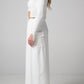 Twin set bianco a costine