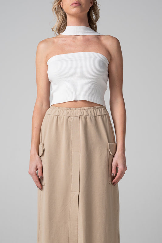 Crop Top bianco