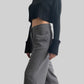 Pull crop a coste inglesi nero