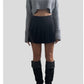 Pull crop a coste inglesi grigio