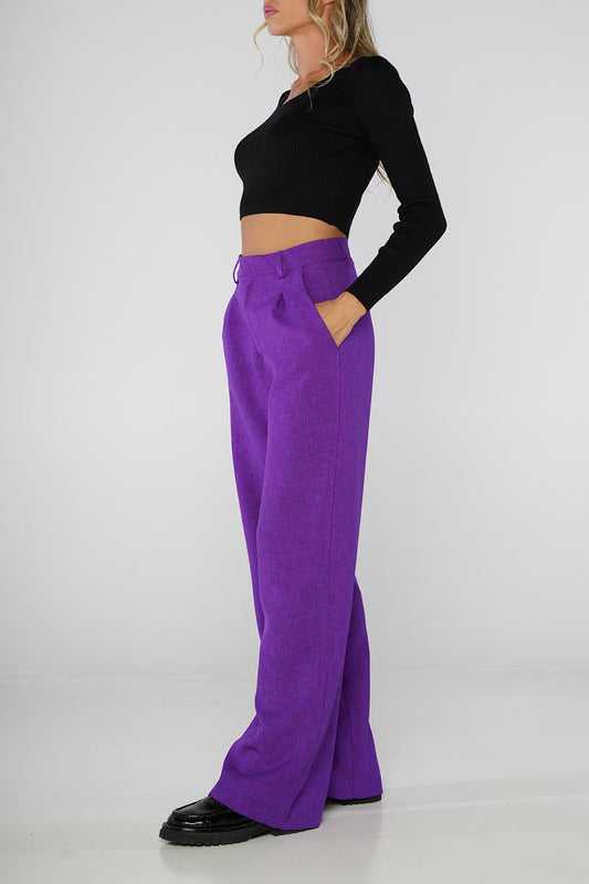 Pantalone wide leg Viola