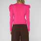 Maglia fucsia con spalline