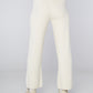Pantalone cozy panna a costine