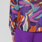 Blusa con stampa geometrica