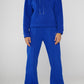 Pantalone jogger blu royal con fondo ampio