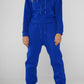 Pantalone Jogger Blu elettrico con ricamo Rue 19 Milano